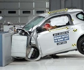 2015 Scion iQ IIHS Frontal Impact Crash Test Picture